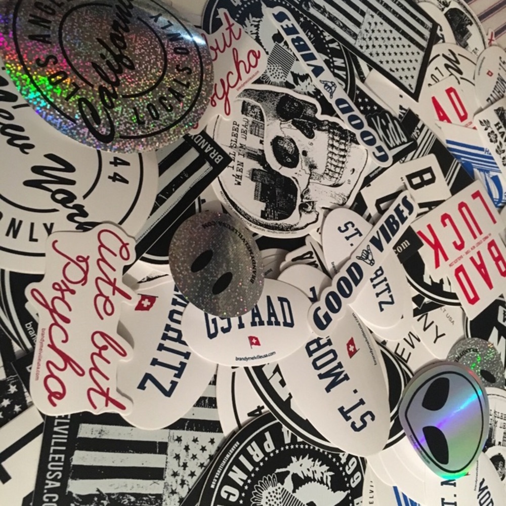 100 brandy Melville stickers